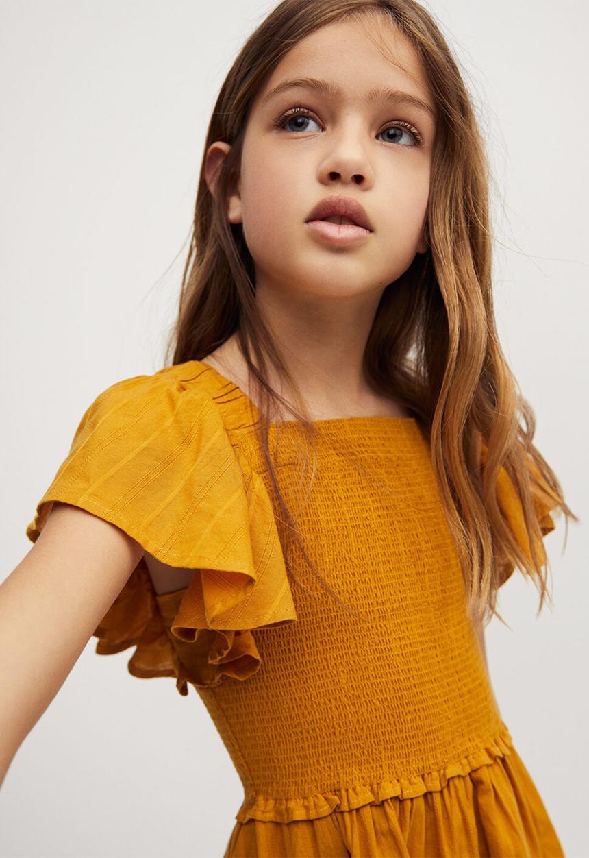 MANGO - Vestido natalie - yellow