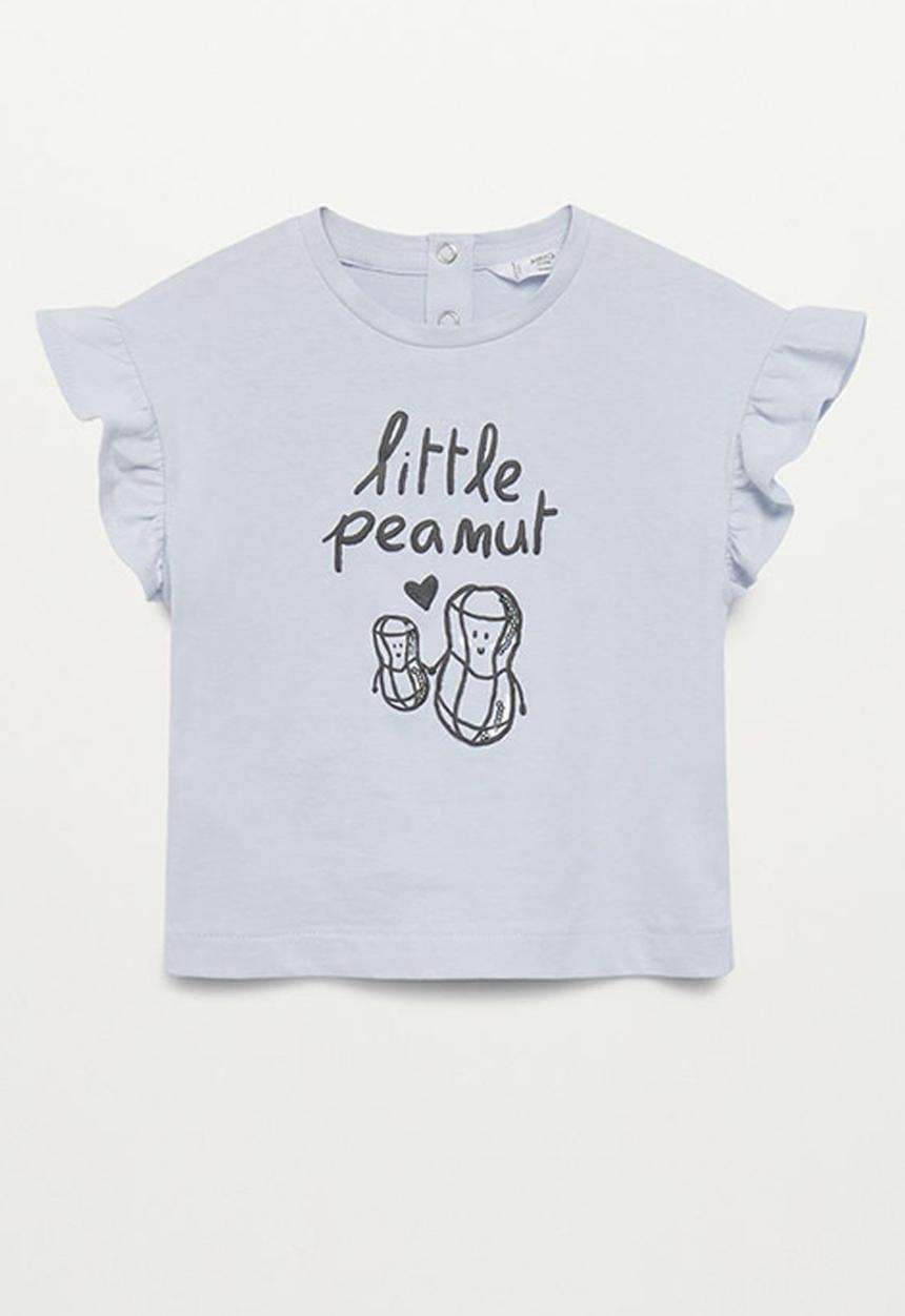 MANGO - T-shirt boleta - blue