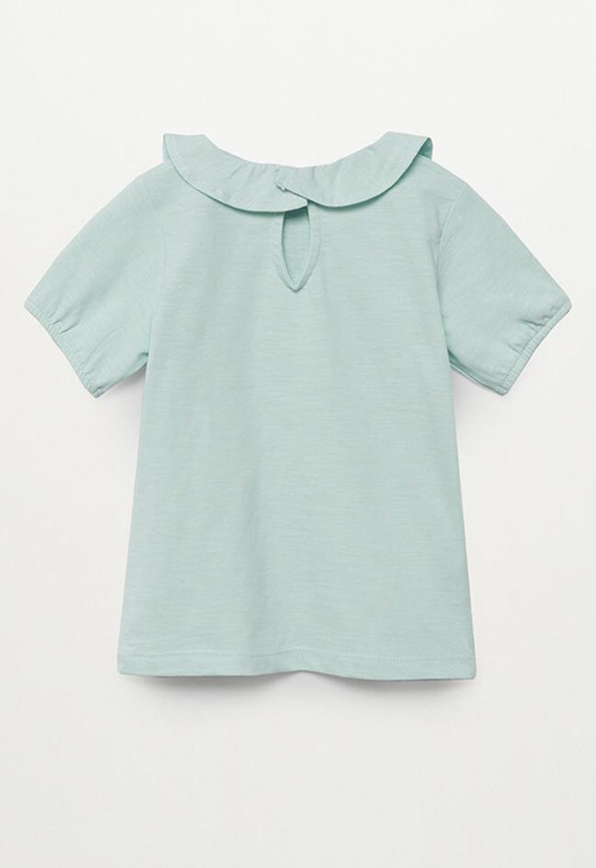 MANGO - Camiseta bean - green