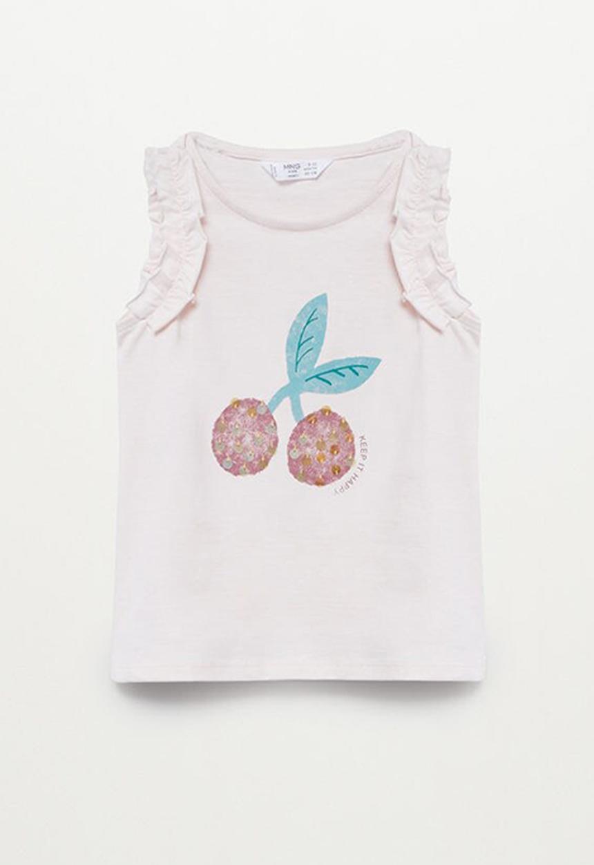 MANGO - Printed T-shirt lucy - white