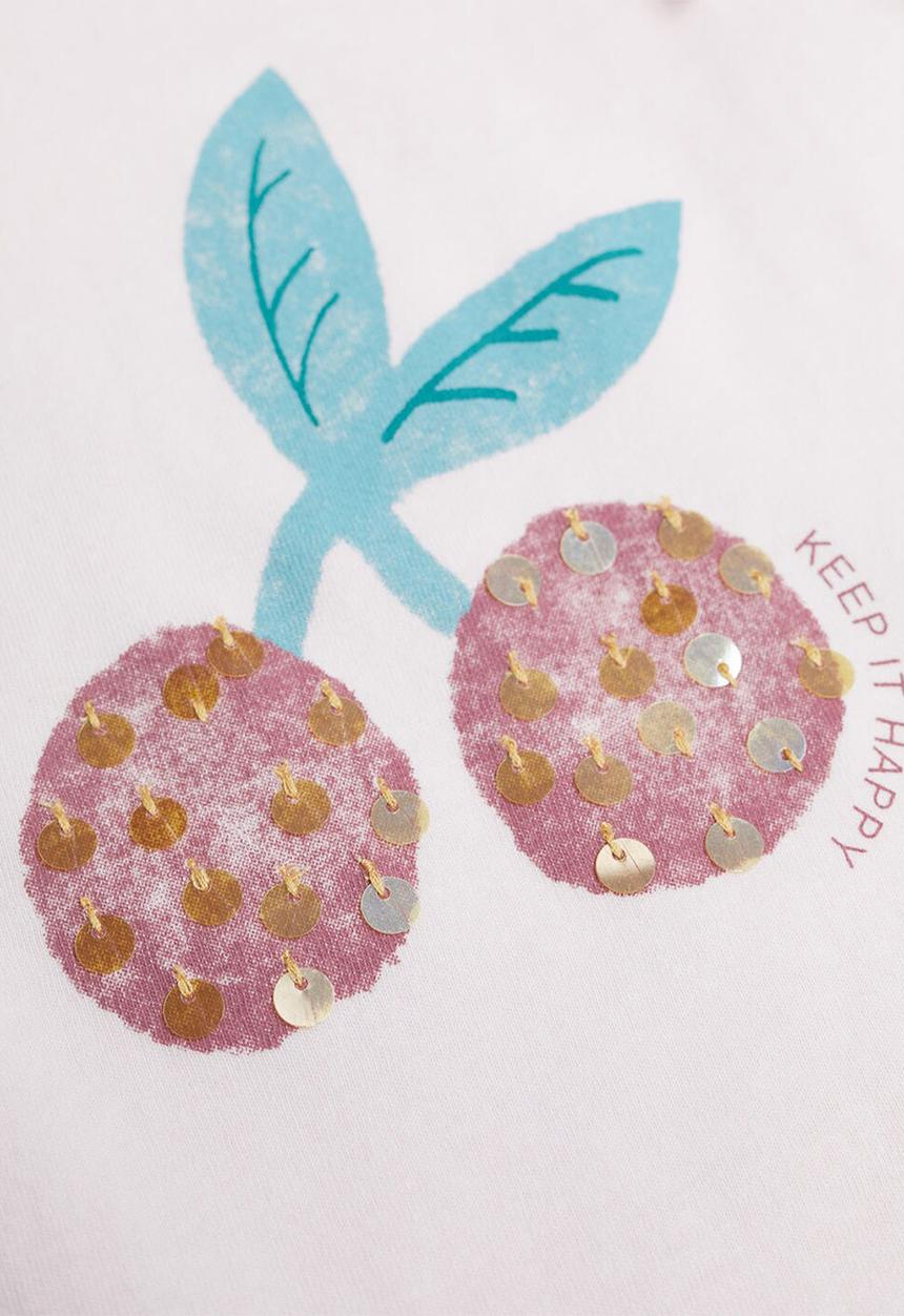 MANGO - Printed T-shirt lucy - white