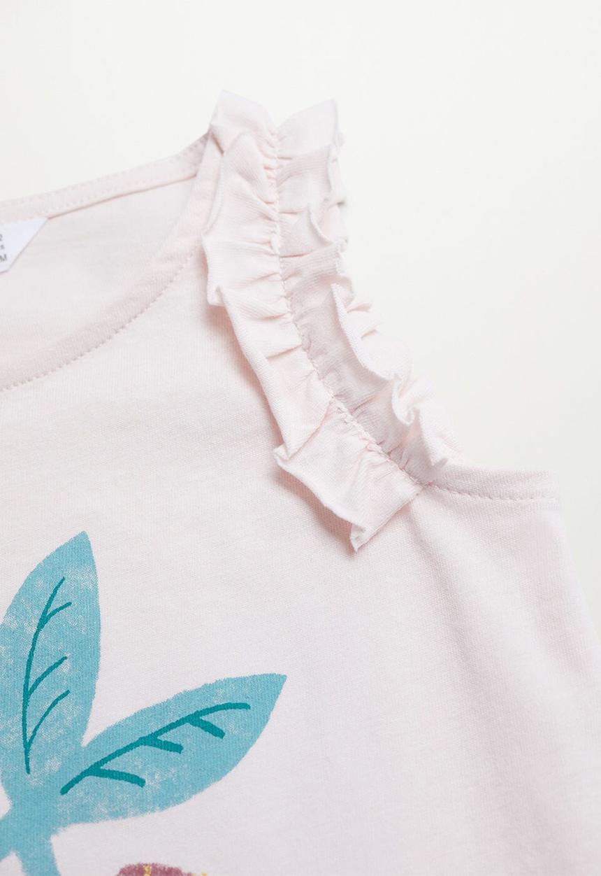 MANGO - Printed T-shirt lucy - white