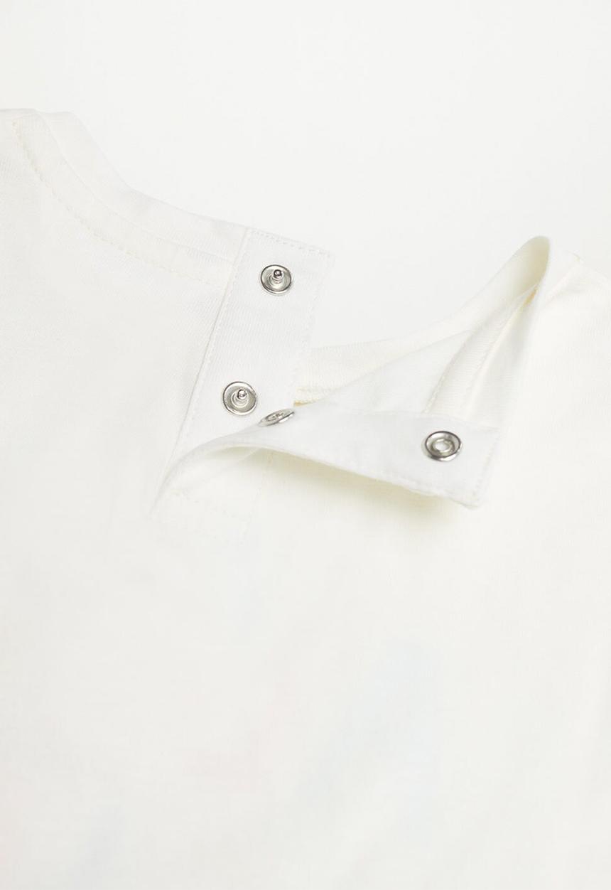 MANGO - T-shirt aloha - white