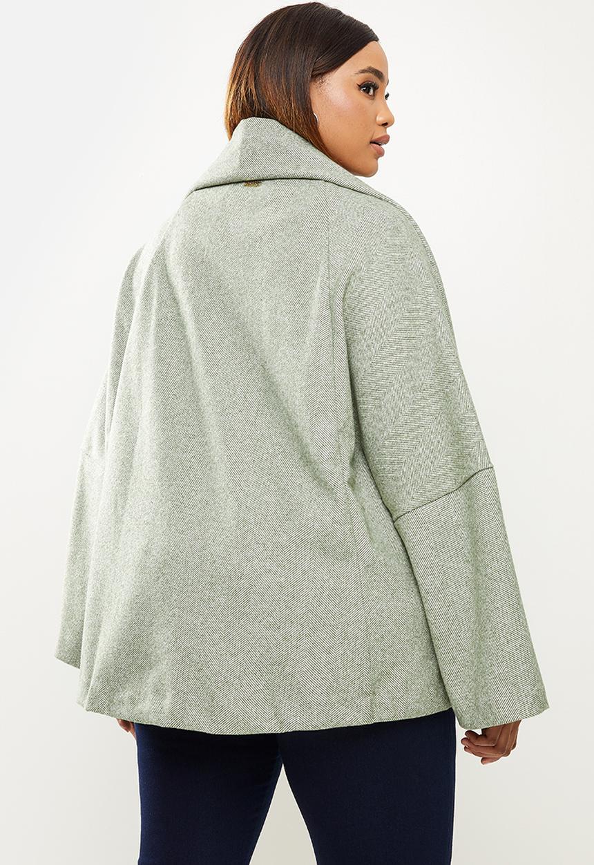 POLO - Plus hazel swing coat - grey