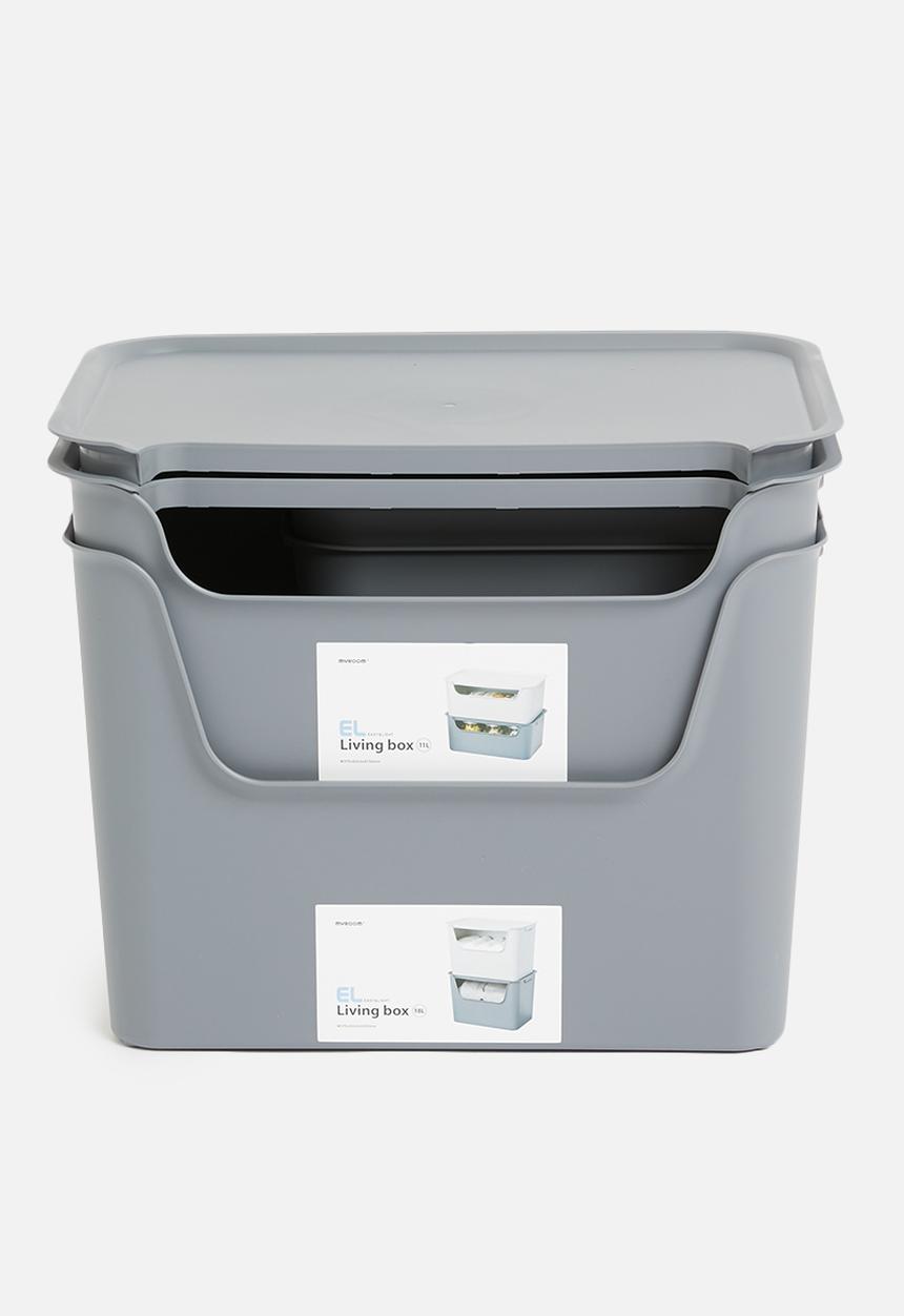 Litem - Al living box set of 4 - grey