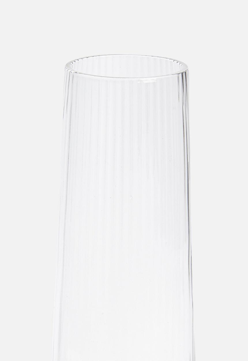 Sixth Floor - Citrine champagne flute set of 4-clear 