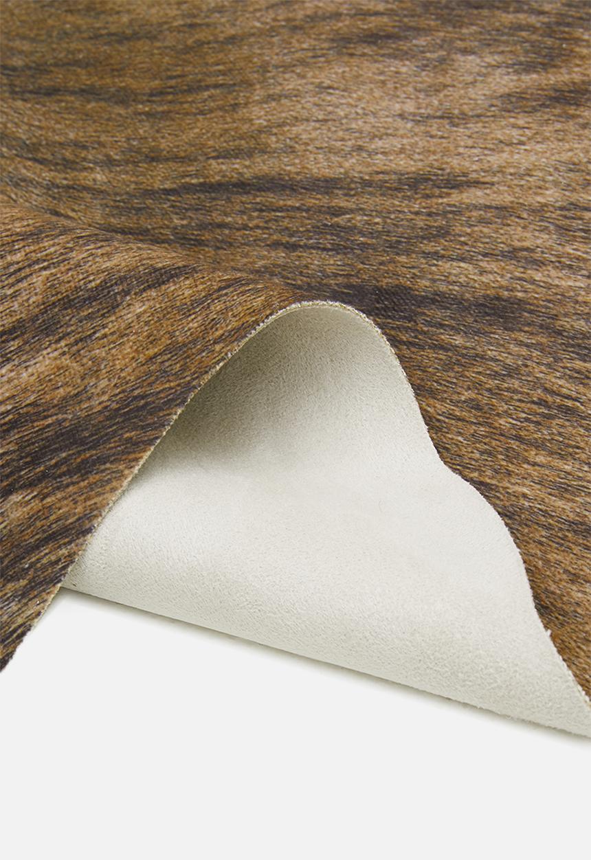 Sixth Floor - Faux cow hide rug - brown & white