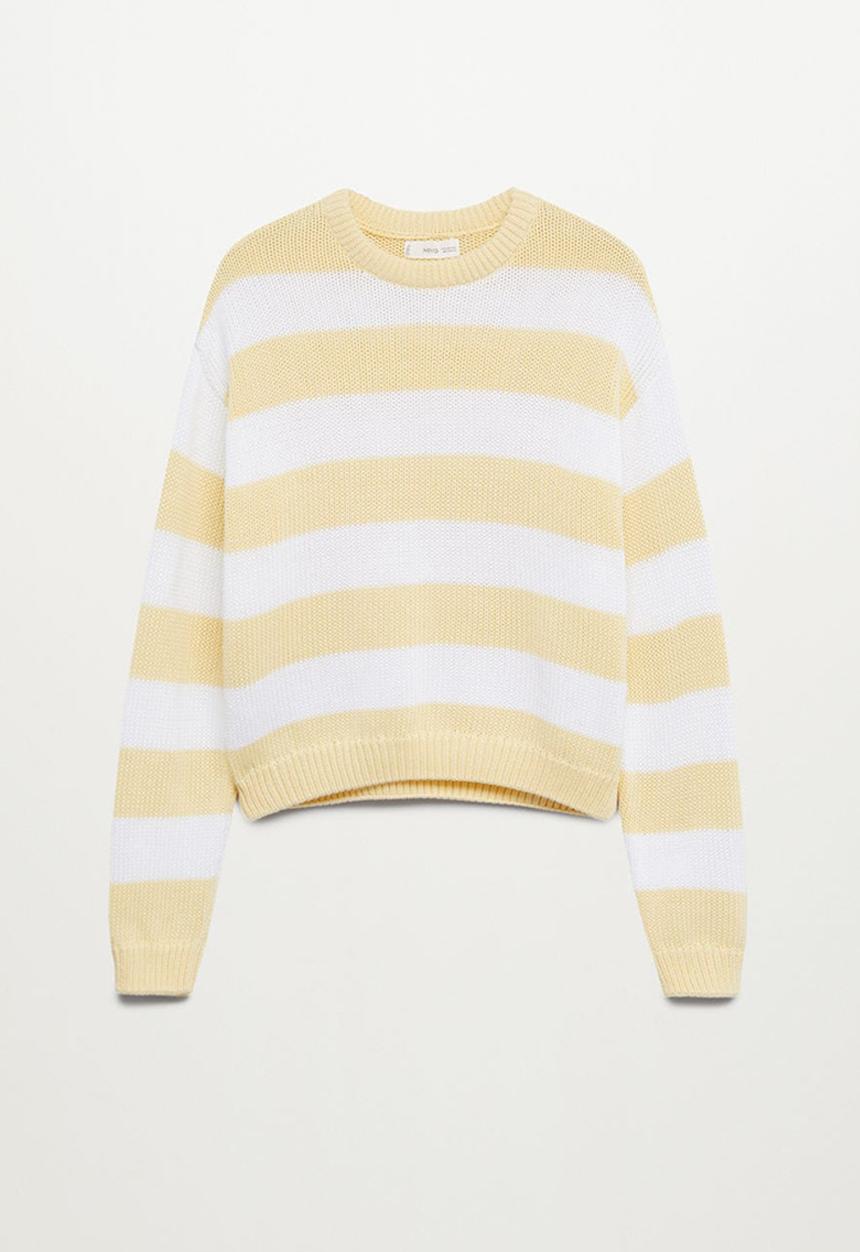 MANGO - Sweater kodak - yellow