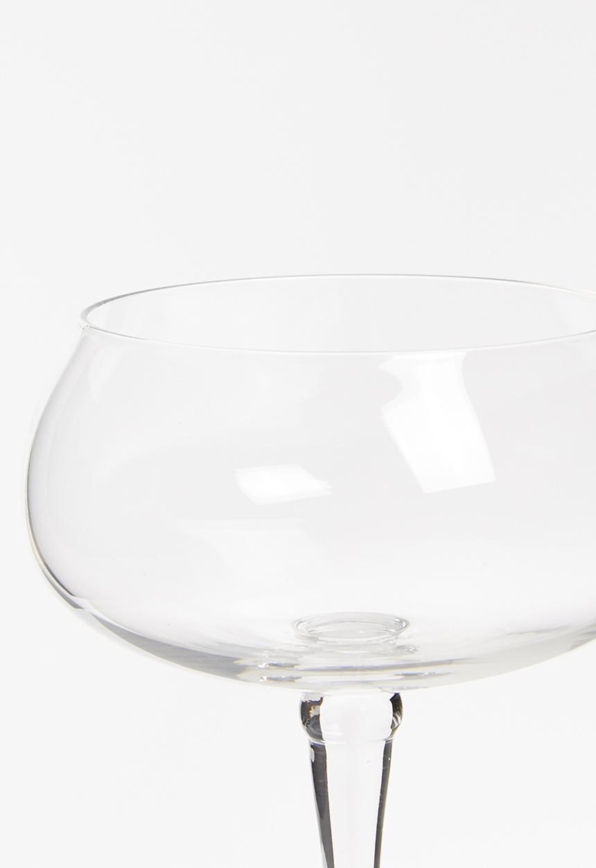 Sixth Floor - Citrine gin coupe  set of 4-clear