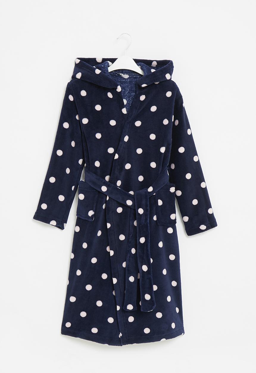Pop Candy - Girls fluffy gown - navy & white