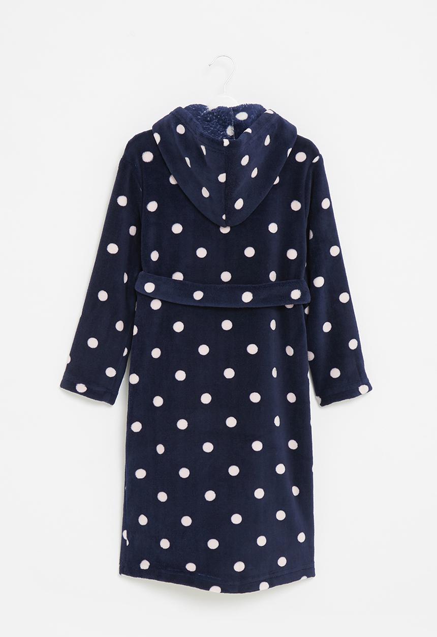 Pop Candy - Girls fluffy gown - navy & white