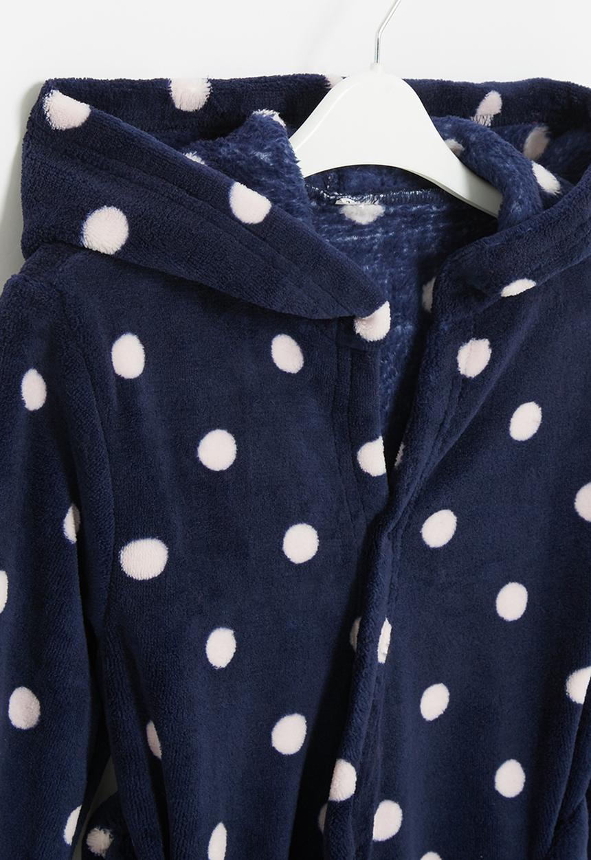 Pop Candy - Girls fluffy gown - navy & white