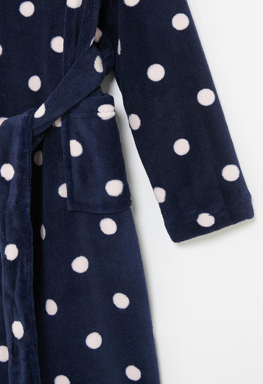 Pop Candy - Girls fluffy gown - navy & white