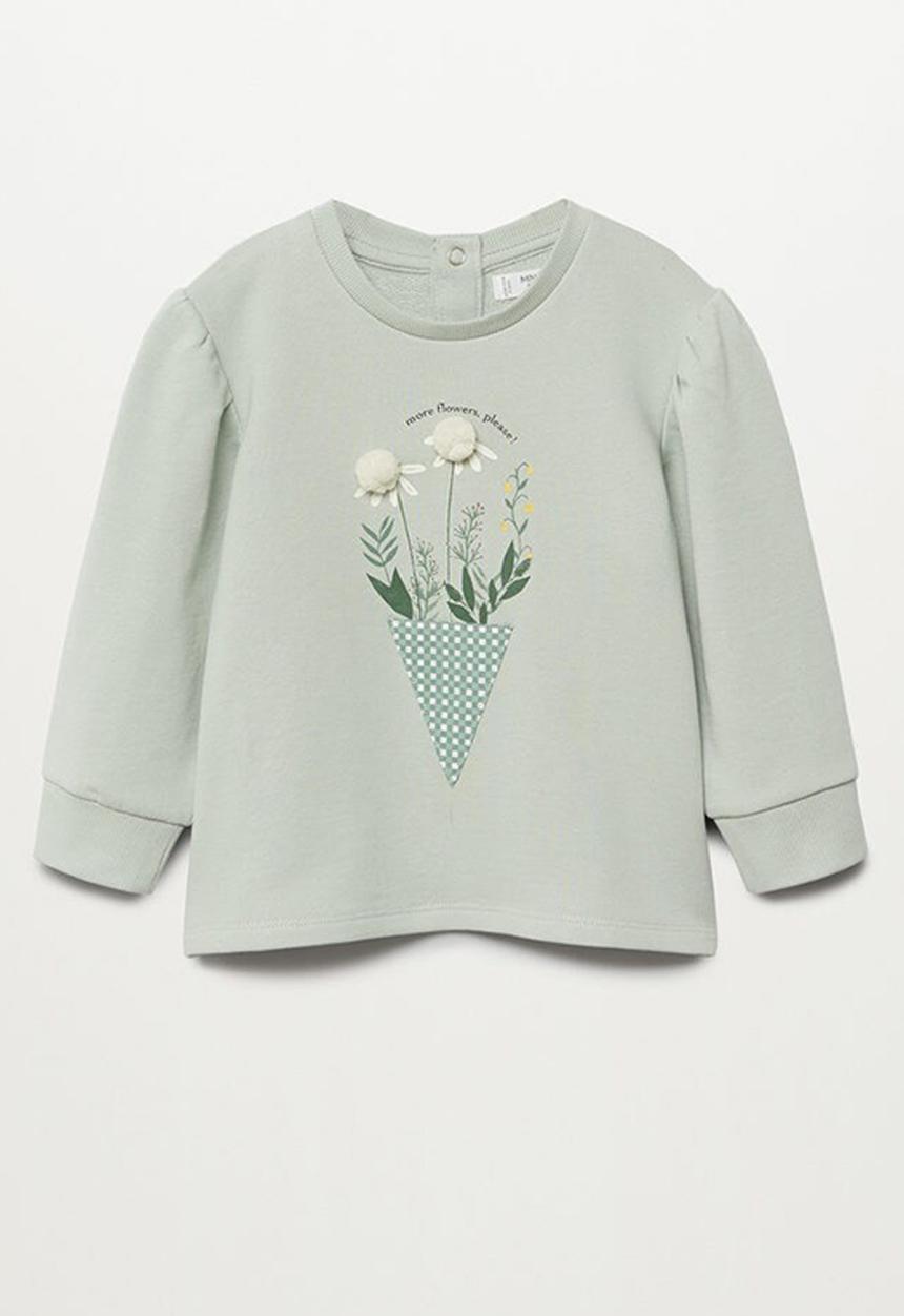 MANGO - Patti sweatshirt - green