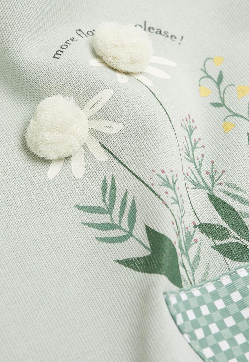 MANGO - Patti sweatshirt - green