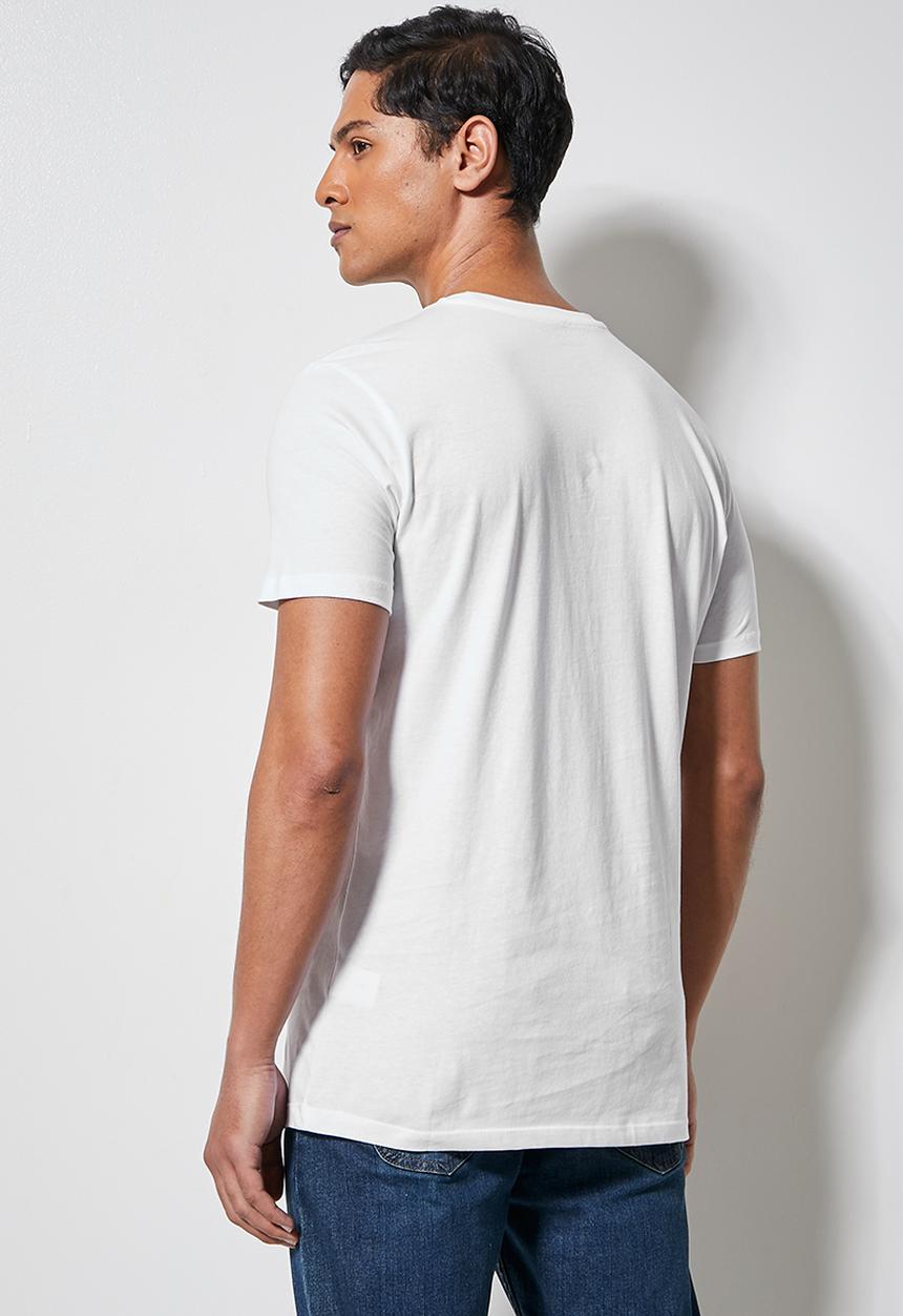 Superbalist - Nate crew neck tee - white 