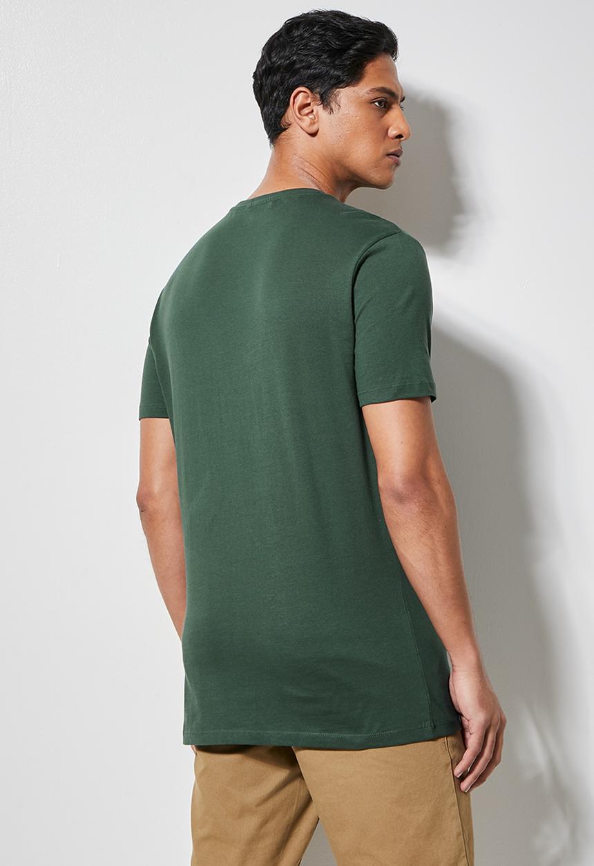 Superbalist - Nate crew neck tee - dark green