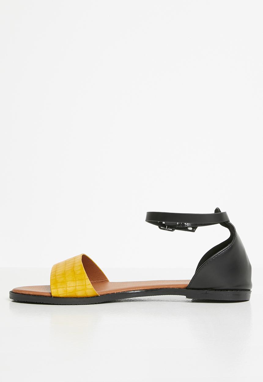 Footwork - Trenn ankle strap sandal - yellow