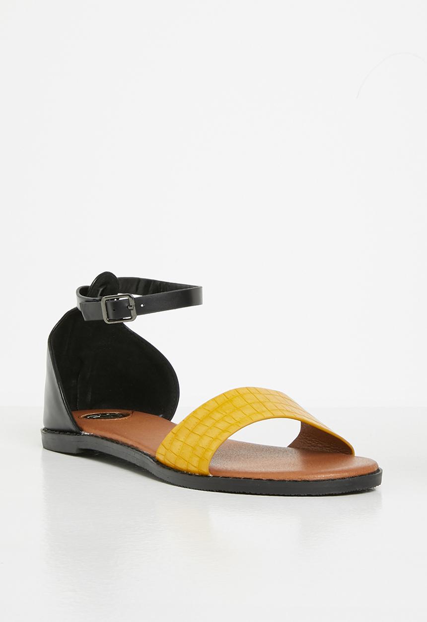 Footwork - Trenn ankle strap sandal - yellow