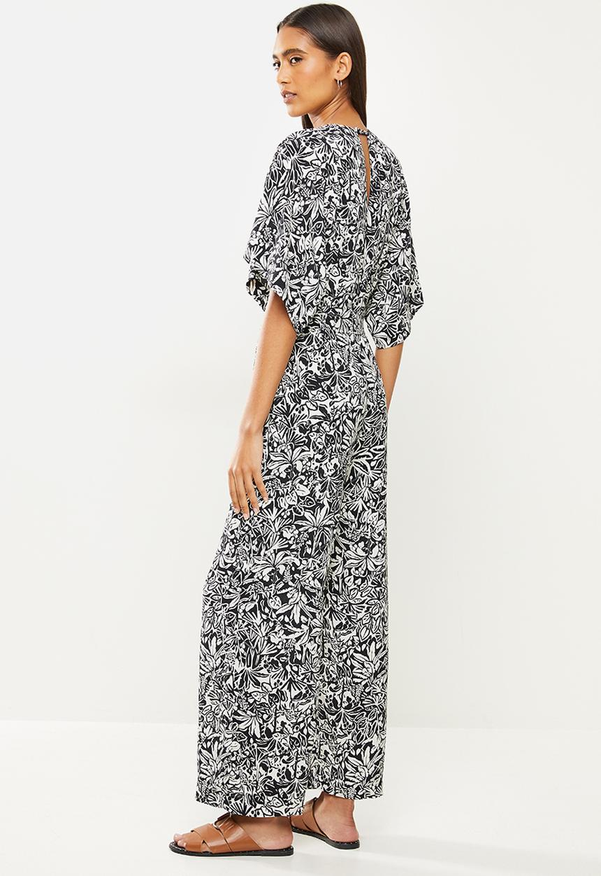 MANGO - One-piecesuit selva - black