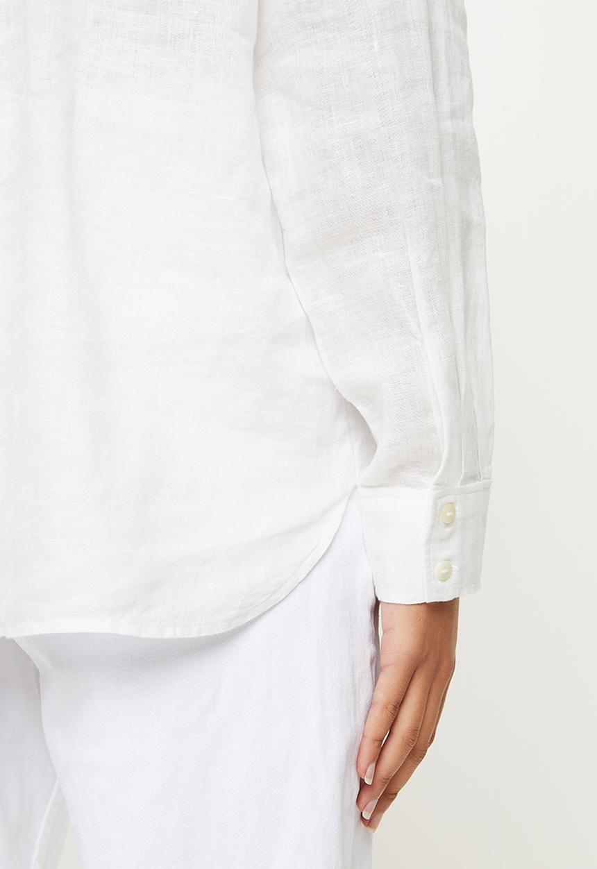 MANGO - Shirt lino - natural