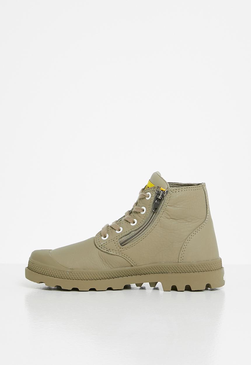 Palladium - Pampa mid hi lth zip - dune