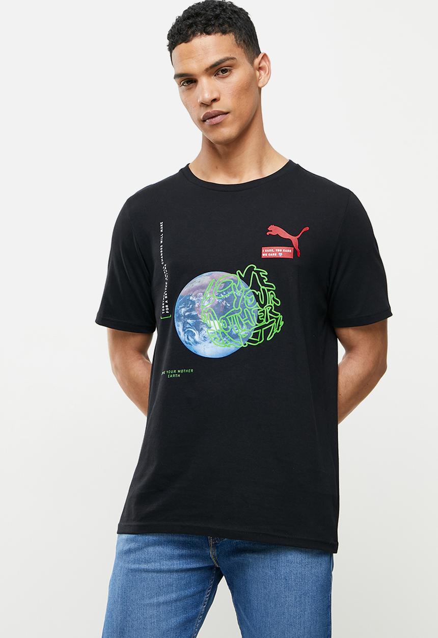 PUMA - Graphic tee key moments - puma black
