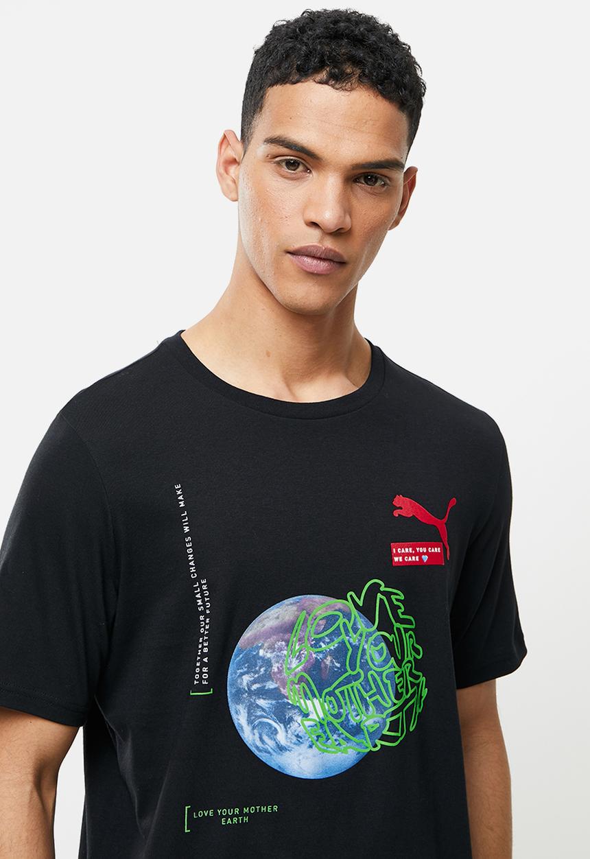 PUMA - Graphic tee key moments - puma black