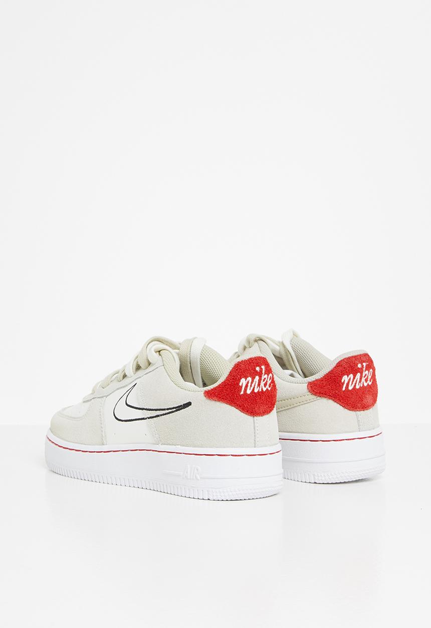 Nike - Nike air force 1 lv8 s50 - light stone/black-sail-university red