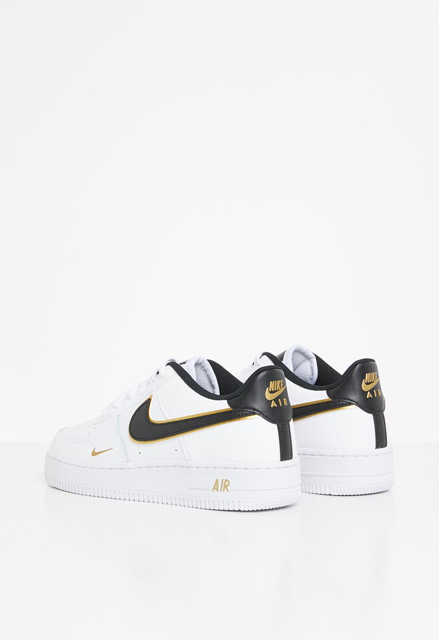 Nike - Nike air force 1 lv8 - white/black-metallic gold-white