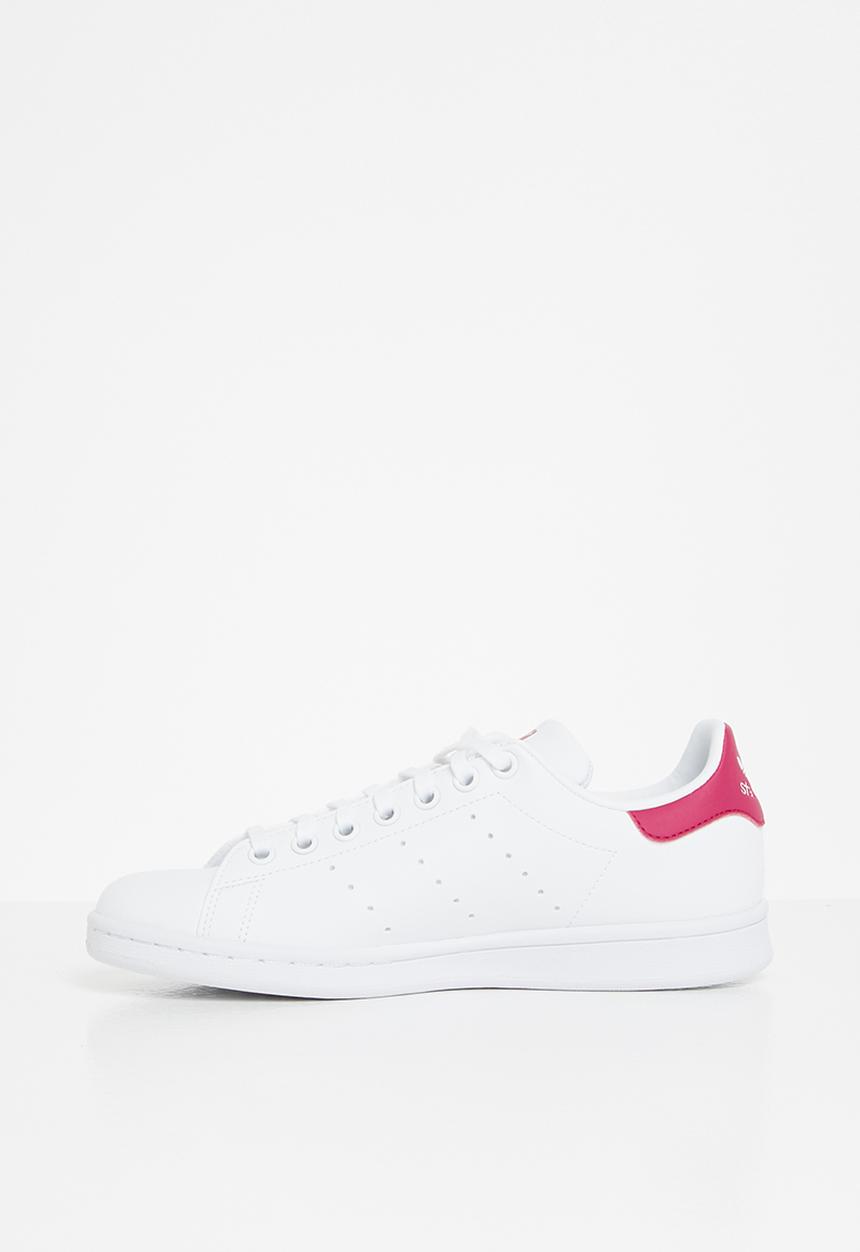 adidas Originals - Stan smith j - ftwr white/ftwr white/bold pink