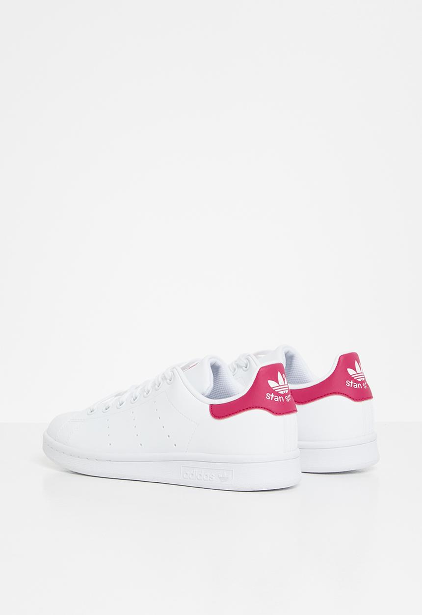 adidas Originals - Stan smith j - ftwr white/ftwr white/bold pink