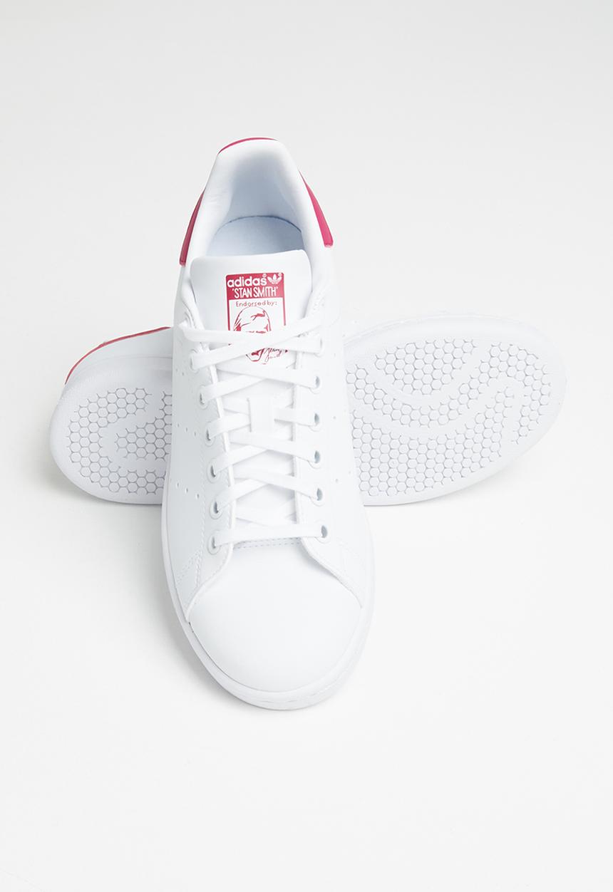 adidas Originals - Stan smith j - ftwr white/ftwr white/bold pink