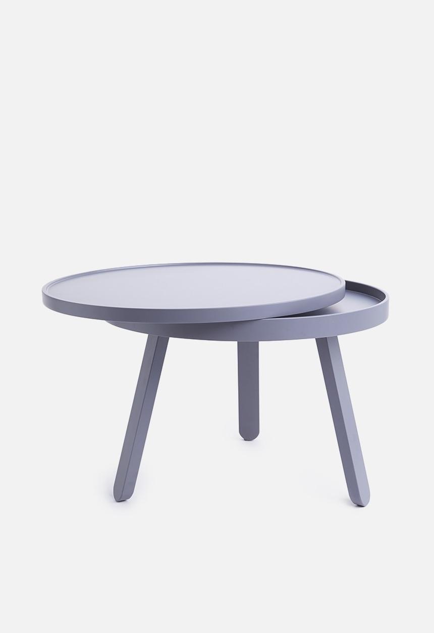 Sixth Floor - Coffee table with tray - grey