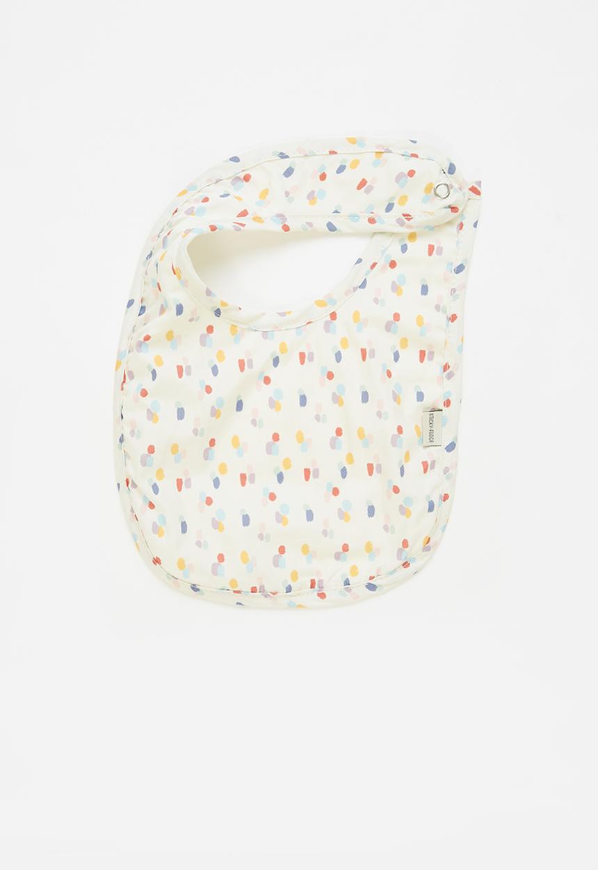 Sticky Fudge - Confetti bib - multi