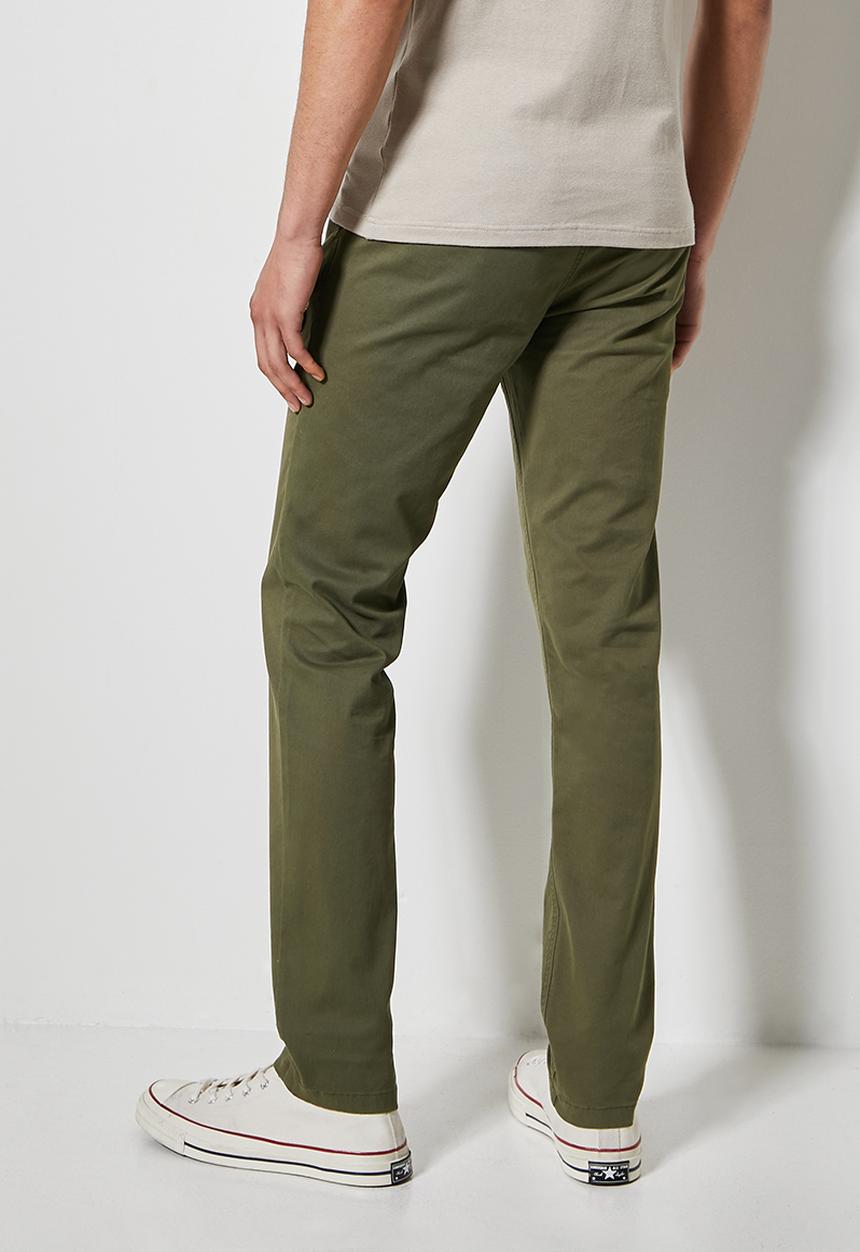Superbalist - Caleb slim chino - light khaki green