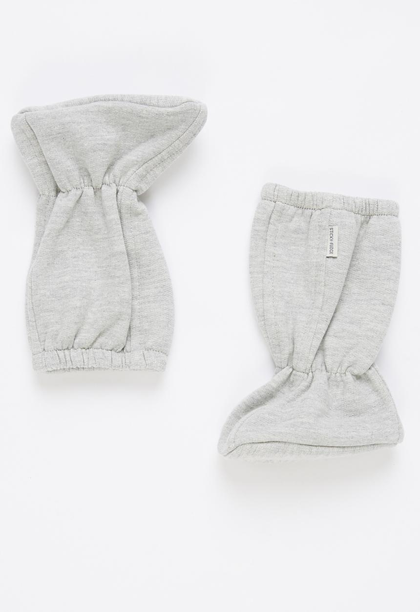 Sticky Fudge - Fleece booties - grey melange