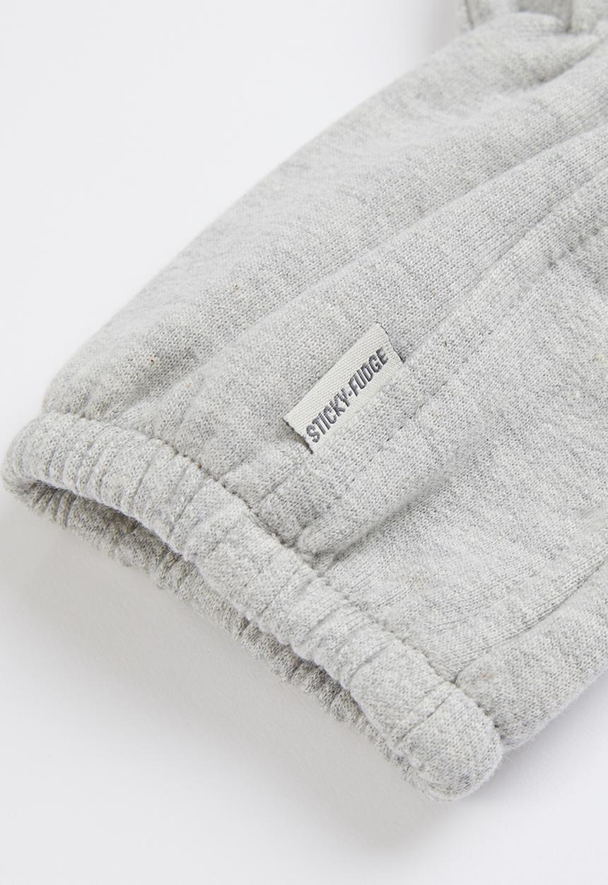 Sticky Fudge - Fleece booties - grey melange