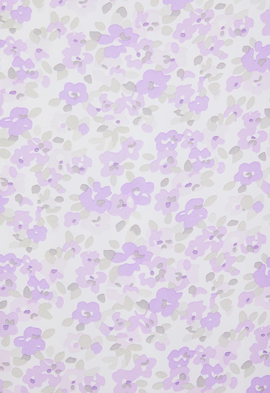 MILLA - Floral drop waist mini dress - Lilac