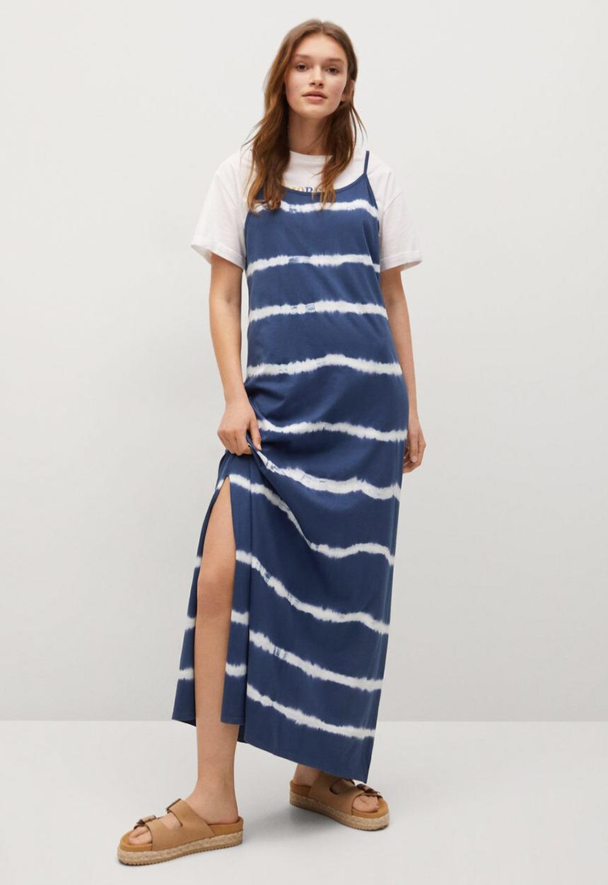 MANGO - Vestido eva - blue