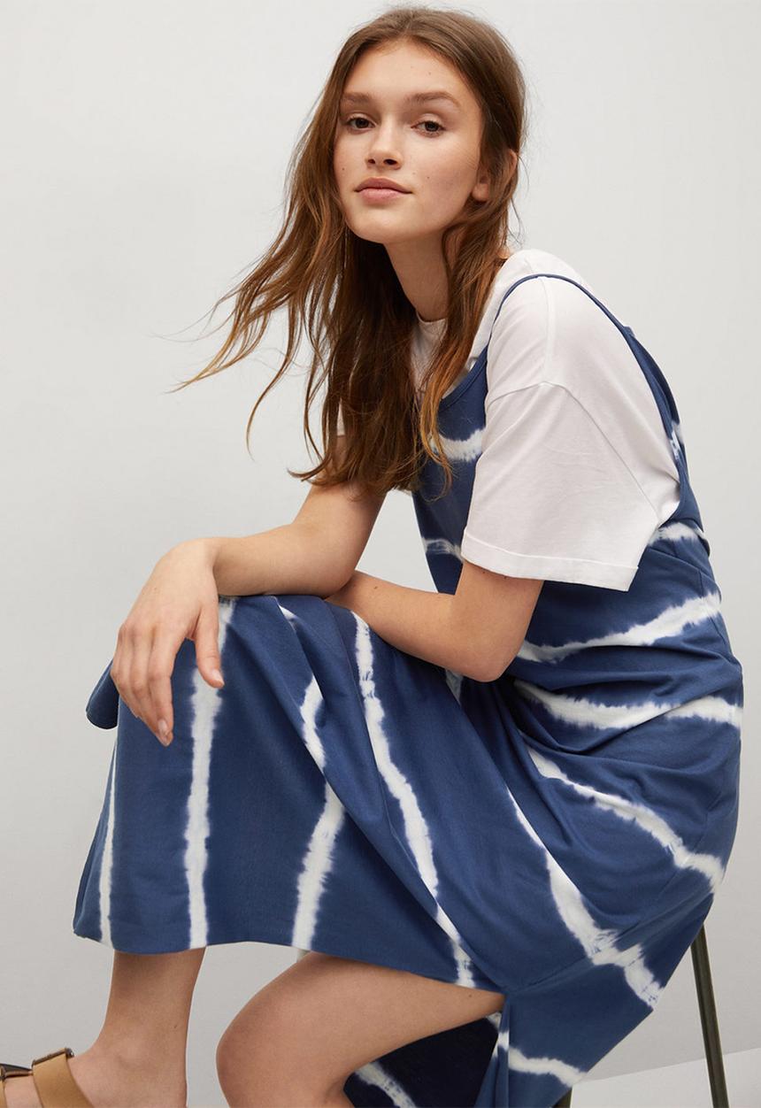 MANGO - Vestido eva - blue