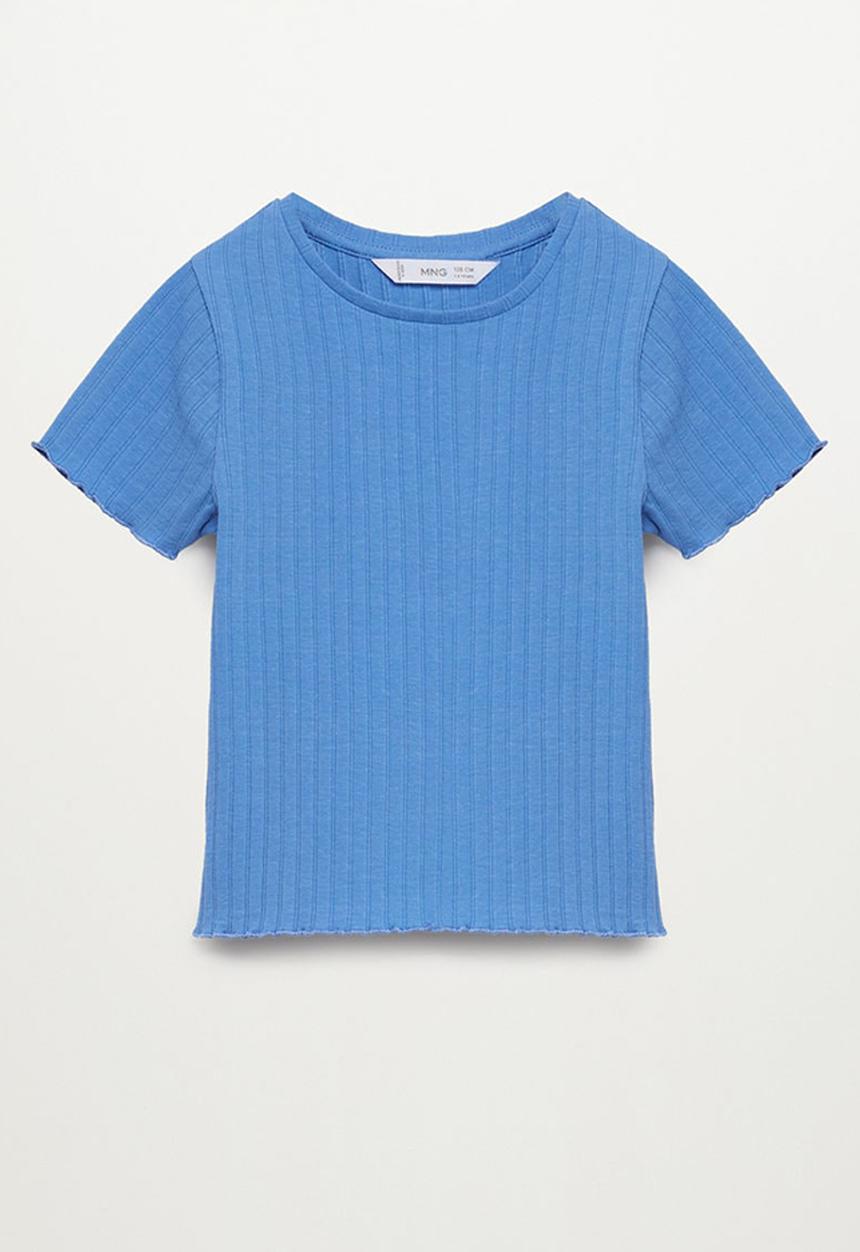 MANGO - Jane short sleeve tee - blue