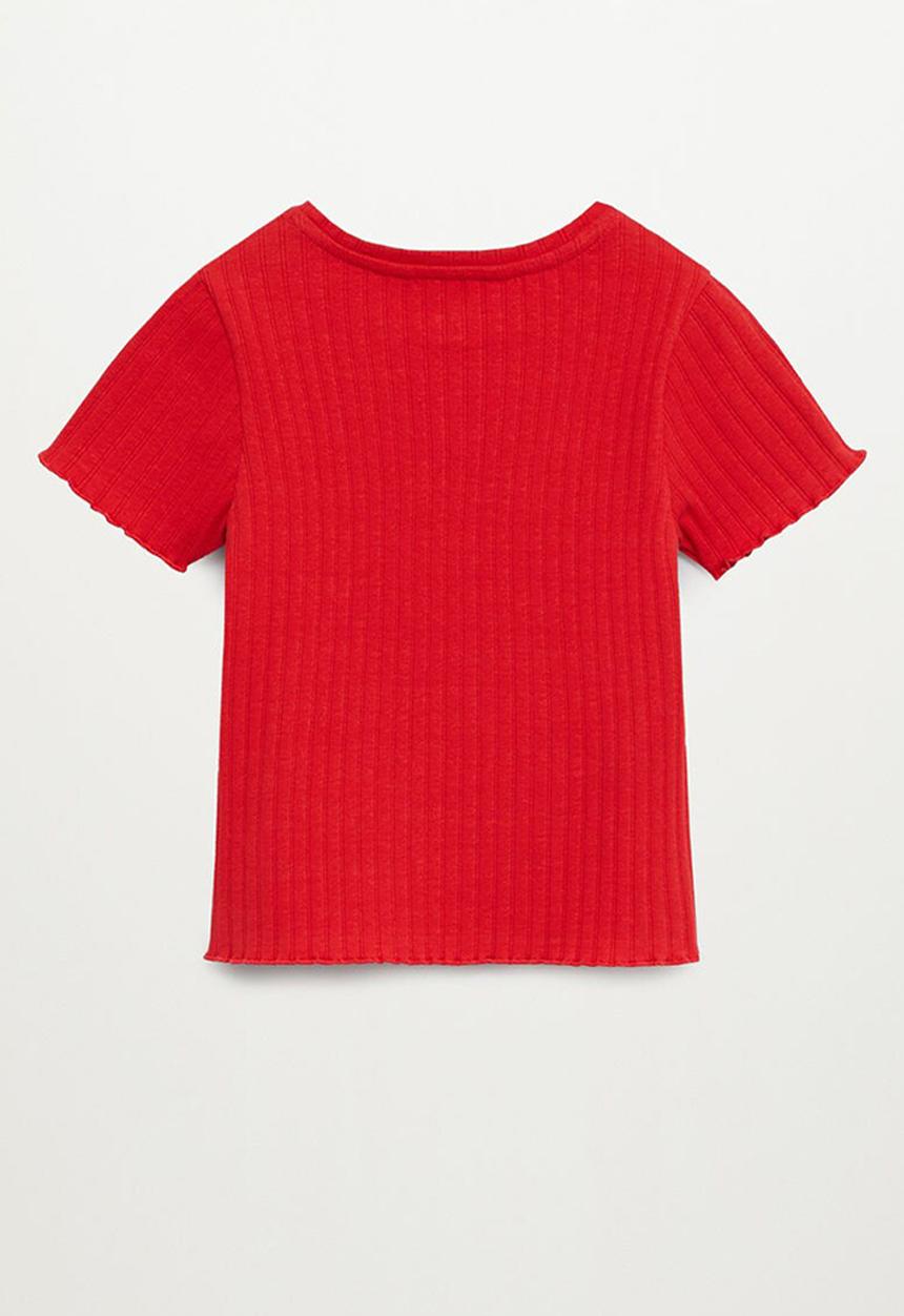 MANGO - Jane short sleeve tee - red