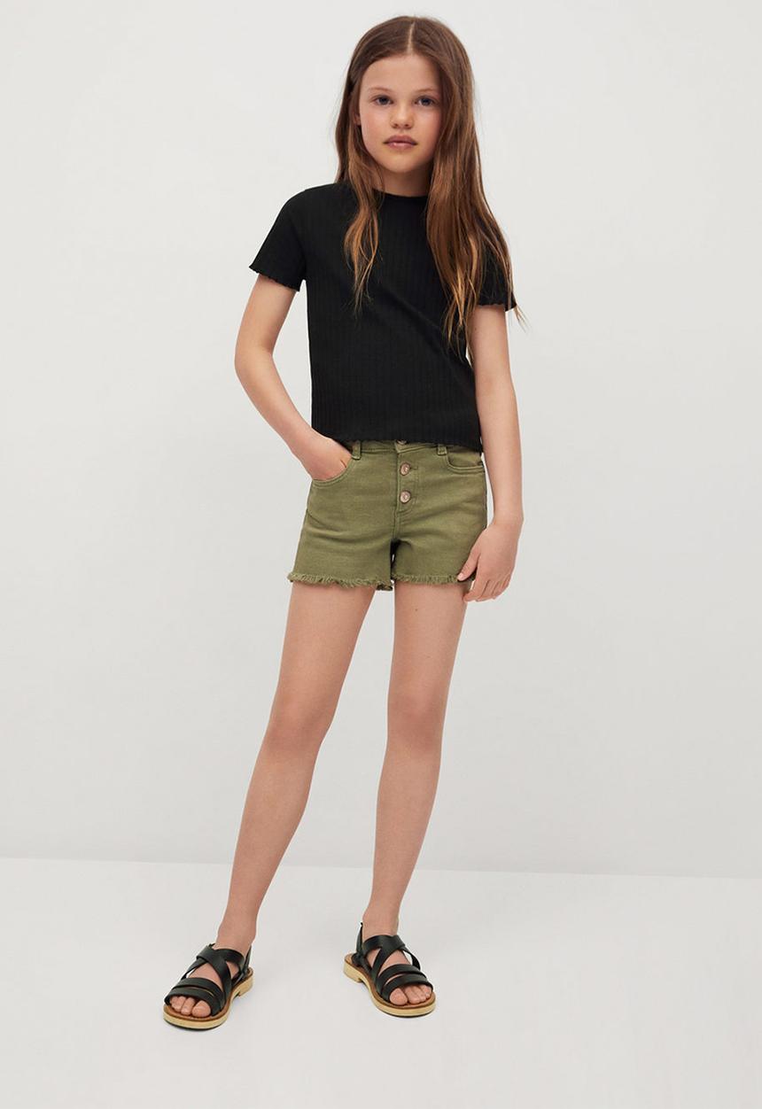 MANGO - Jane short sleeve tee - black