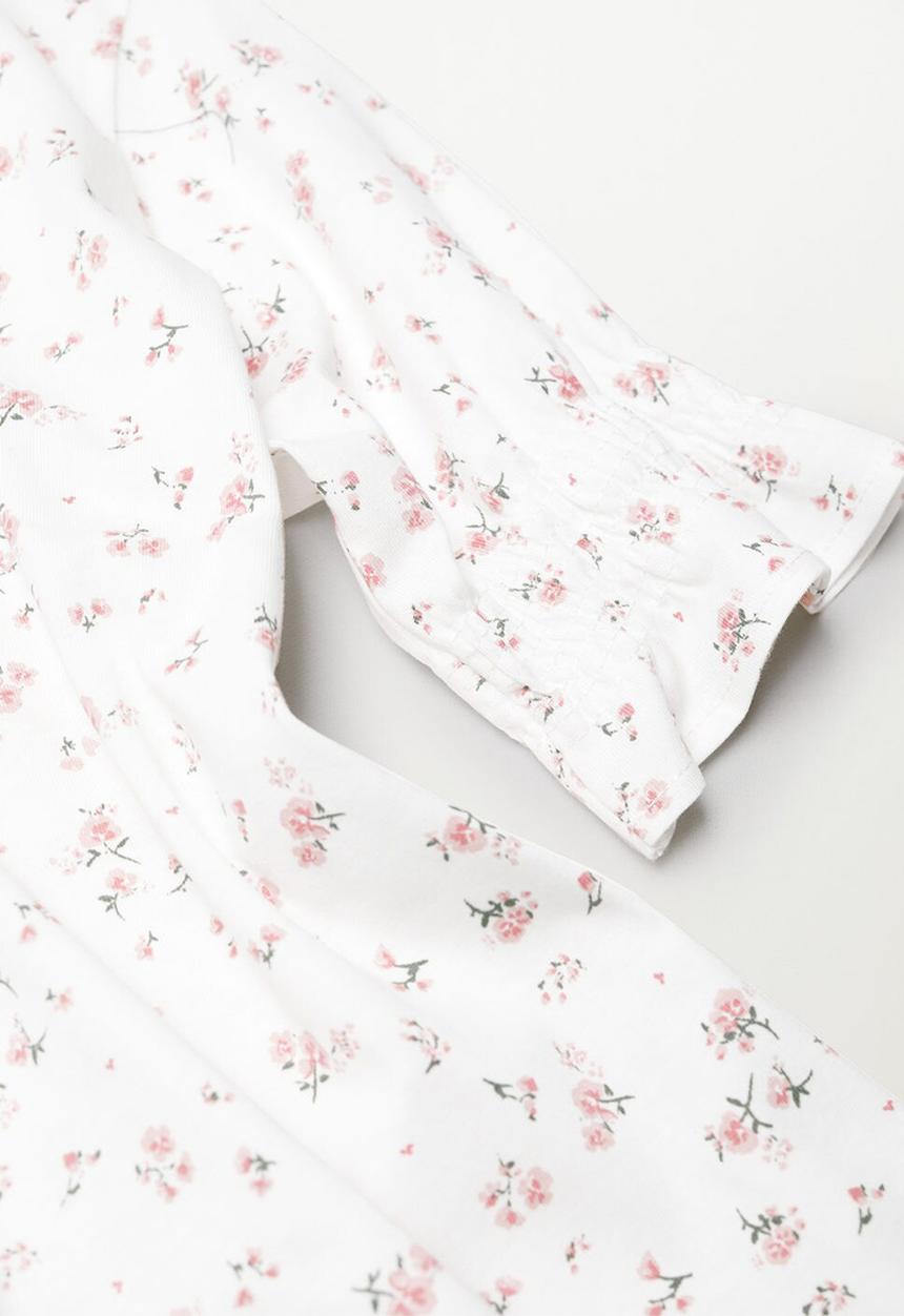 MANGO - Cannes short sleeve tee - white