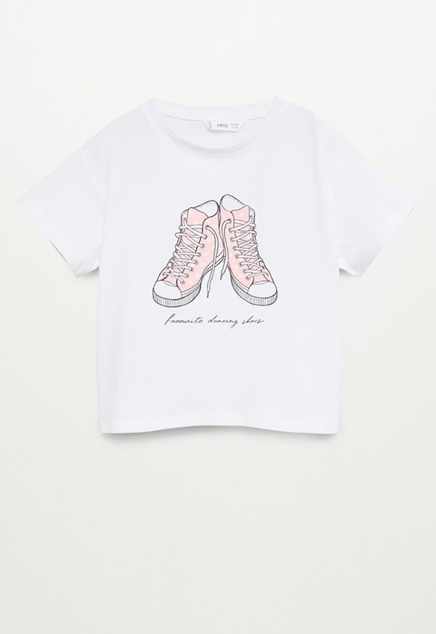MANGO - Candy8 short sleeve tee - white