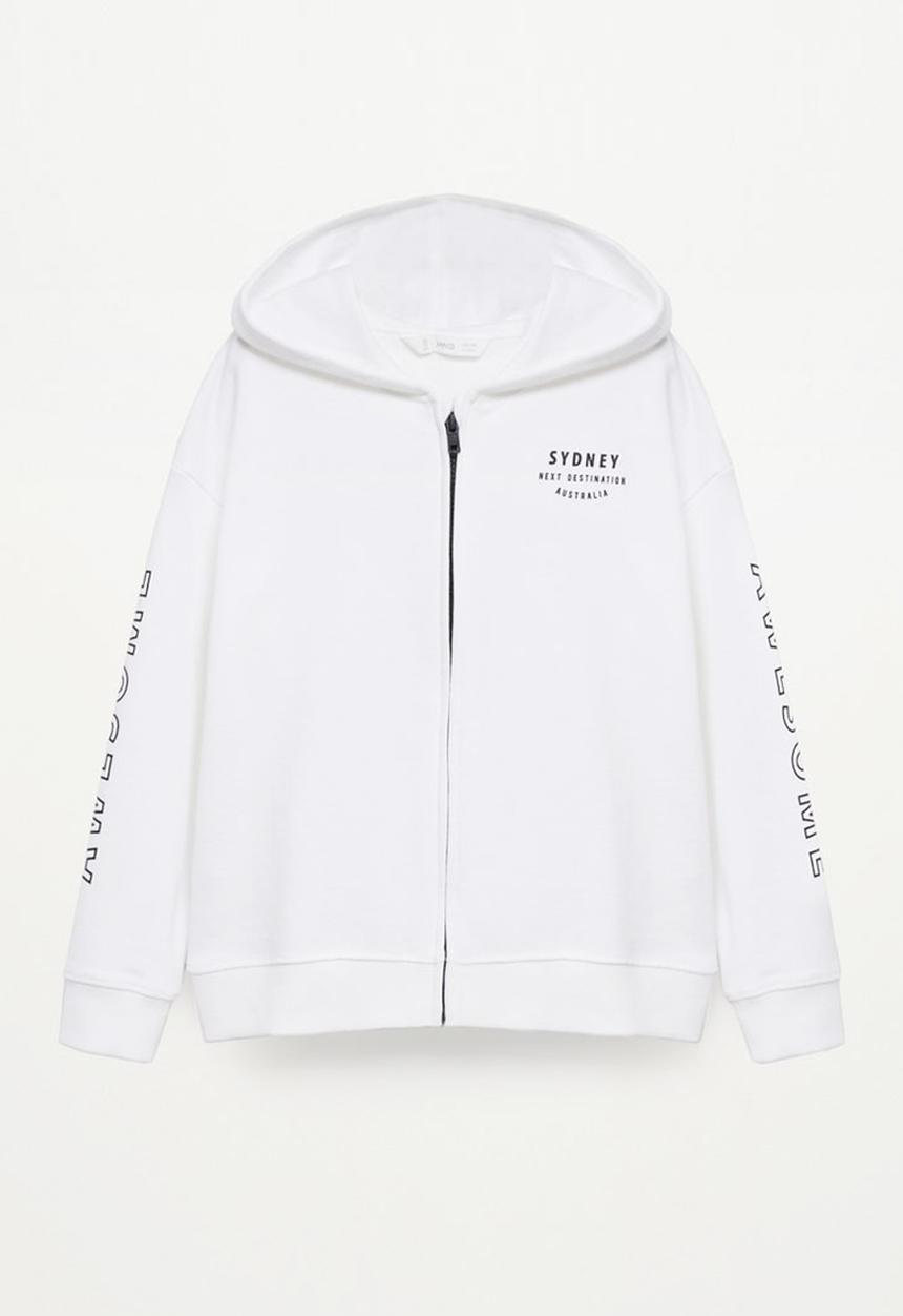 MANGO - Sweatshirt sydney - white 