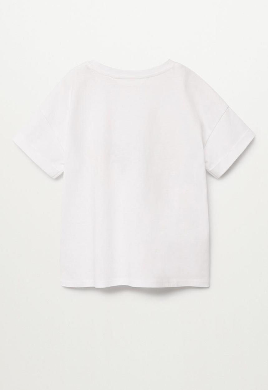 MANGO - Happy short sleeve tee - white