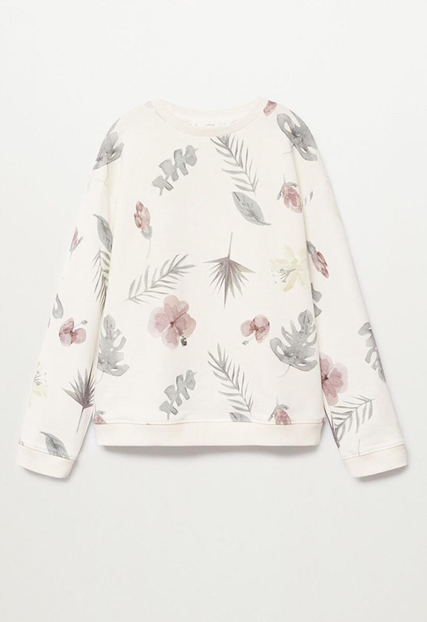 MANGO - Garden sweatshirt - white