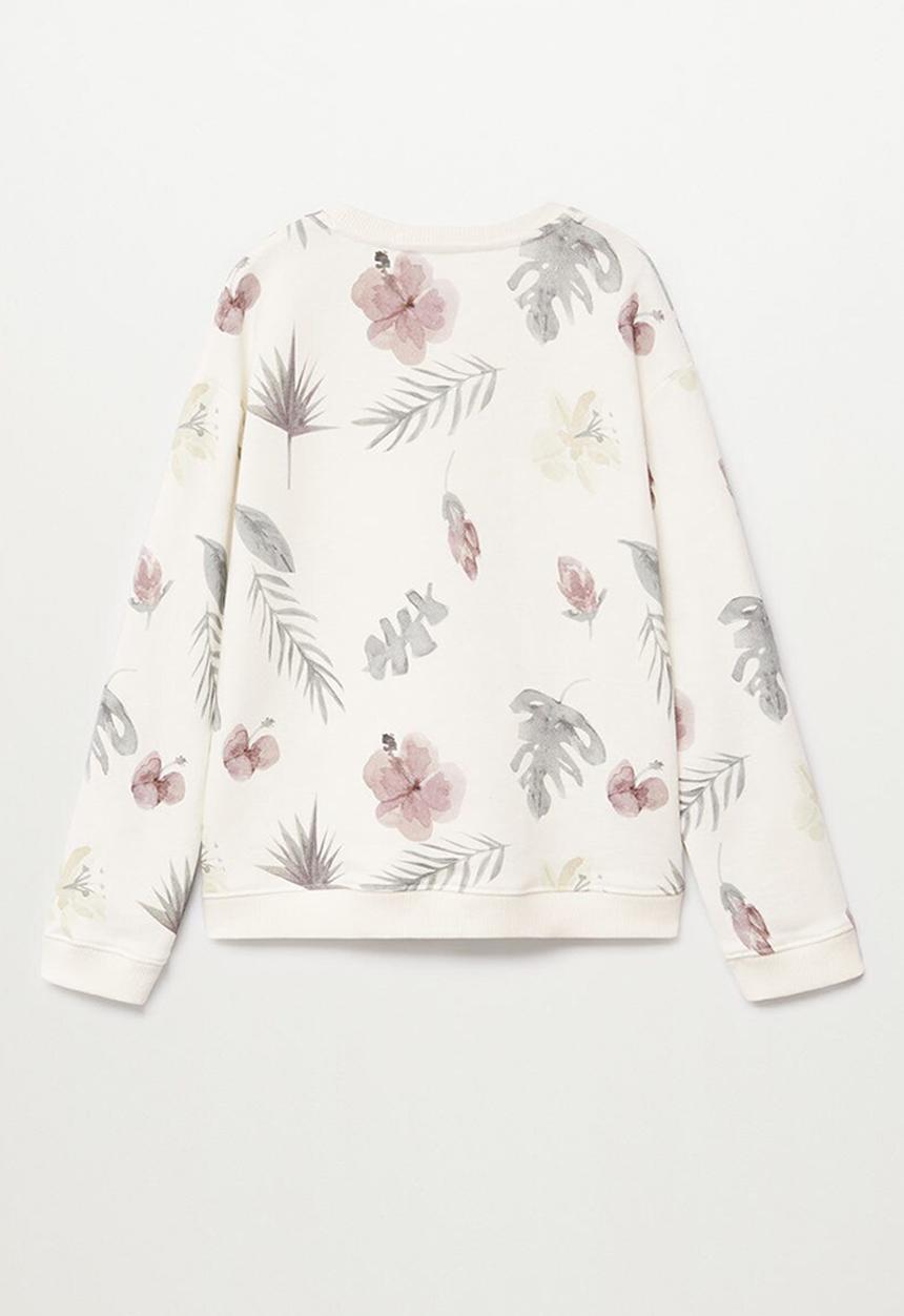 MANGO - Garden sweatshirt - white